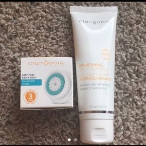Clarisonic brush head & Cleansing gel set